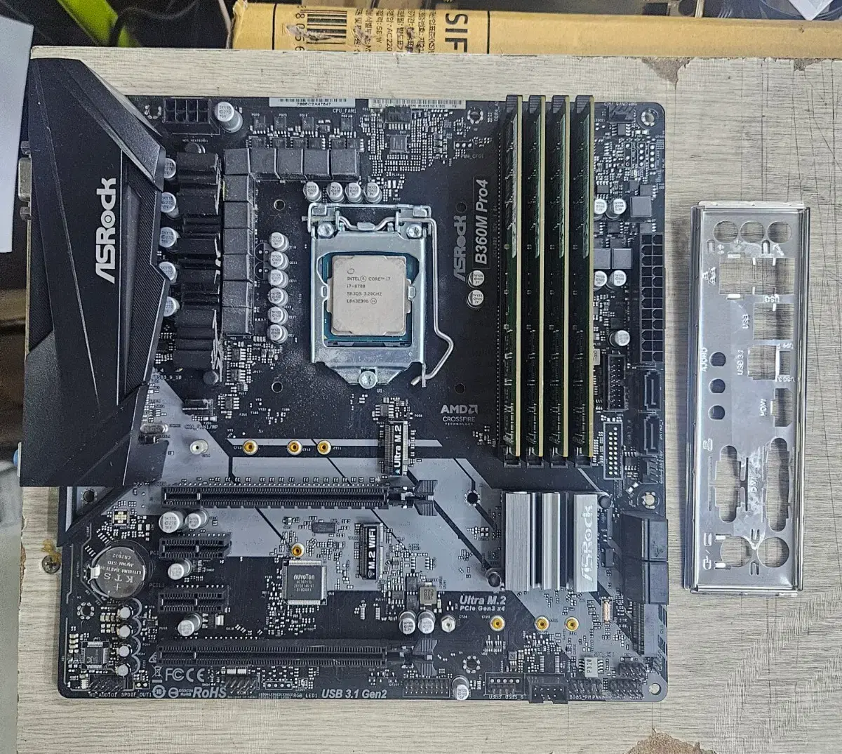 i7 8700+ASRock B360M Pro4 메인보드 | 브랜드 중고거래 플랫폼, 번개장터